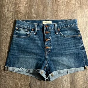 Madewell High-Rise Denim Shorts